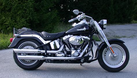 Harley Davidson Fat Boy Black Hammer